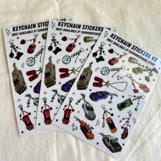 Keychain Stickers V2 Sticker Sheet