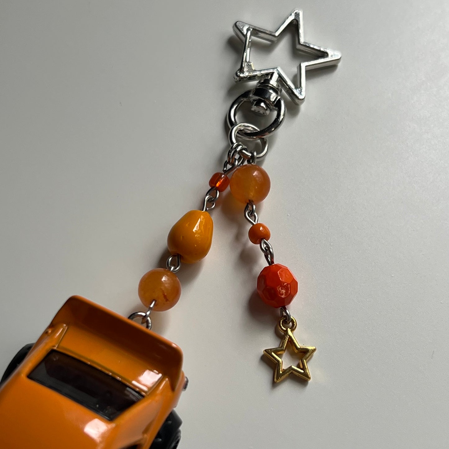 Mazda RX-3 Beaded Keychain