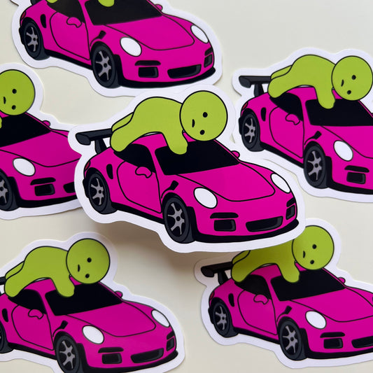 Hugging Porsche GT3 RS Stickers