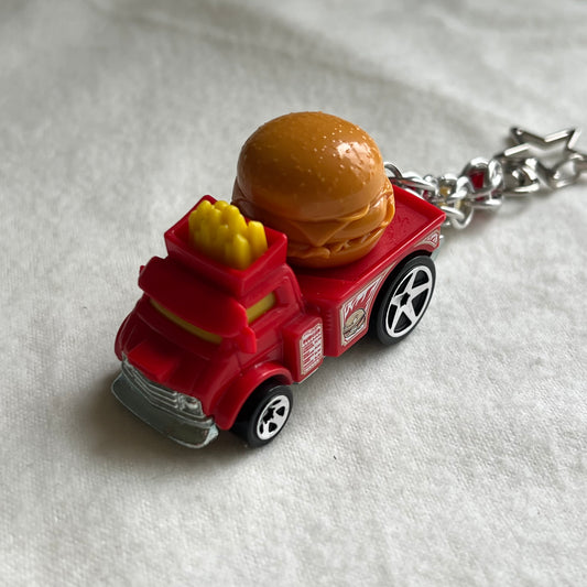 Buns of Steel Beaded Keychain