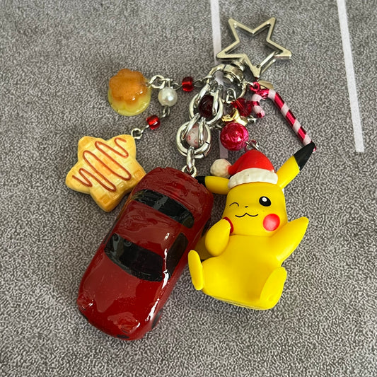 NA Miata x Pika Beaded Keychain