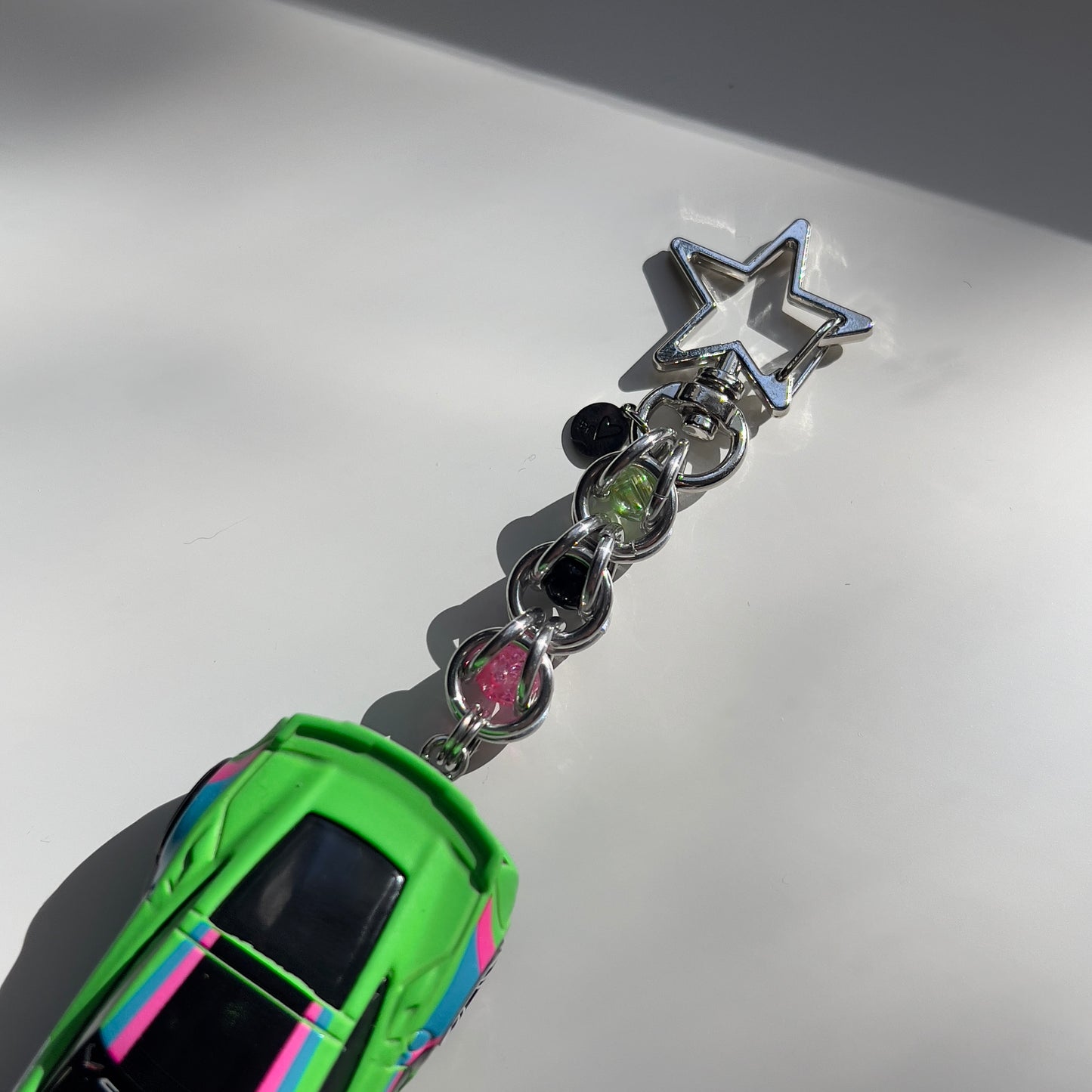 Corvette C7 Z06 Beaded Keychain