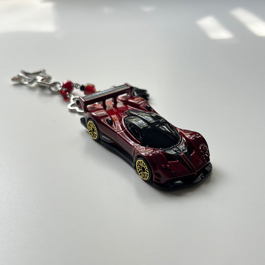 Pagani Zonda R Beaded Keychain