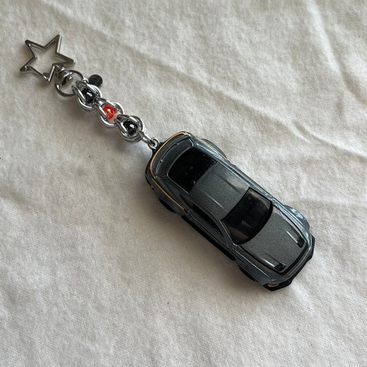 Mustang Beaded Keychain
