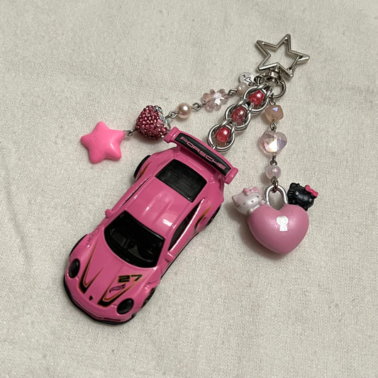 Porsche 911 GT3 RS Beaded Keychain