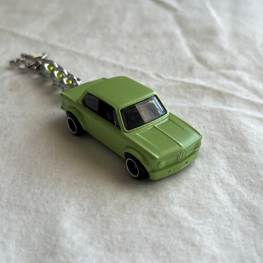 BMW 2002 Beaded Keychain