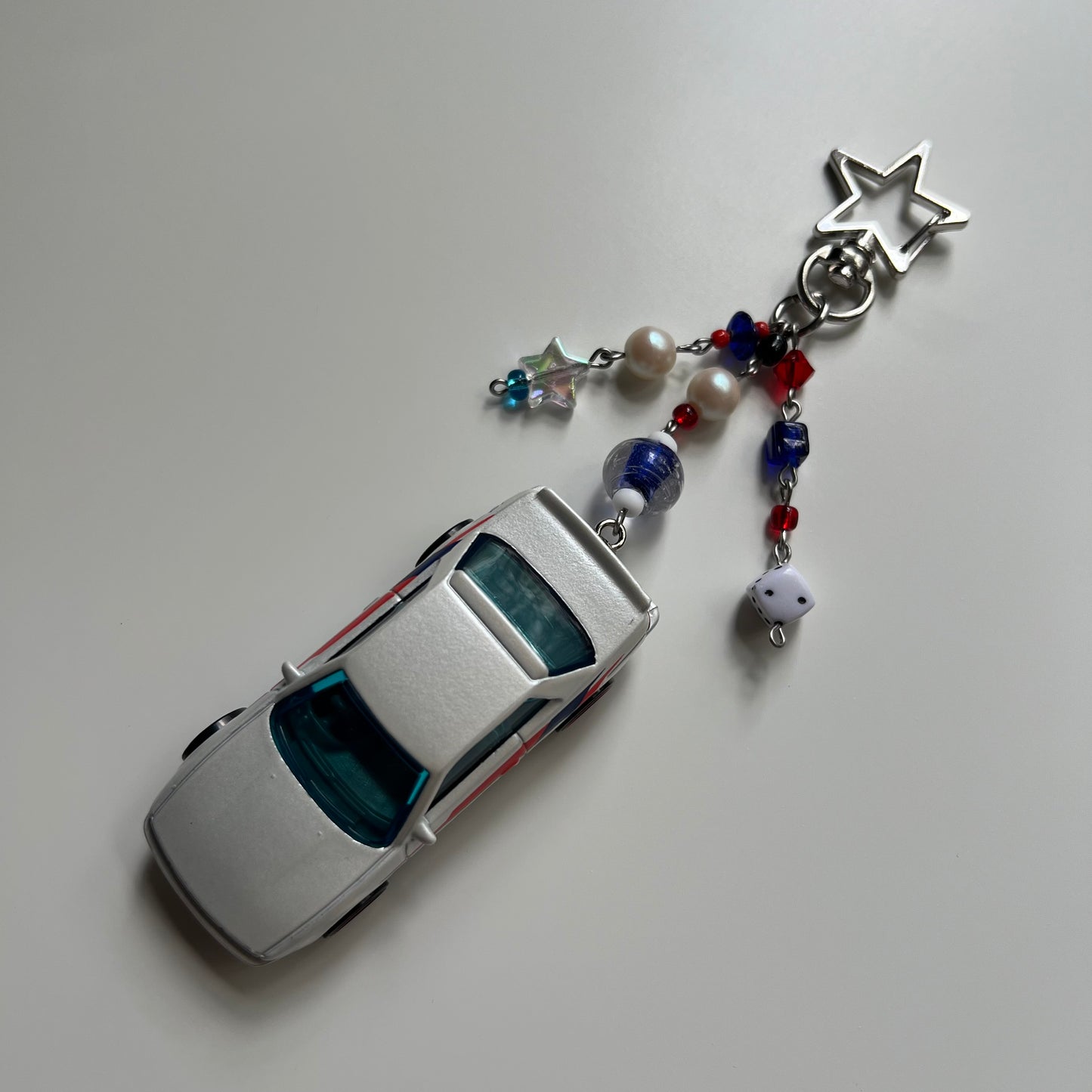 Nissan Silvia (S13) Beaded Keychain