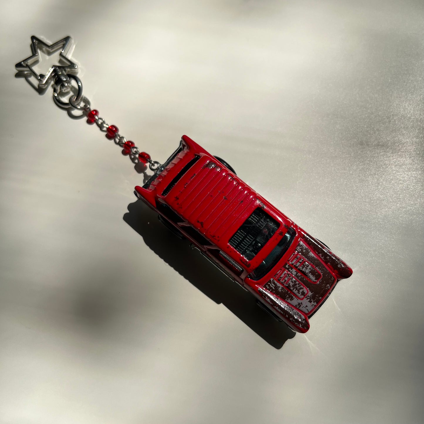 Chevy Nomad Beaded Keychain