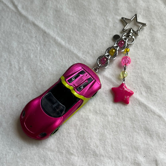Porsche 918 Spyder Beaded Keychain