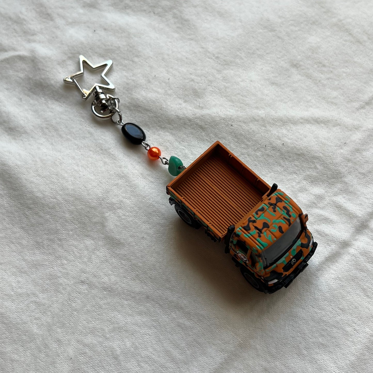 Mercedes-Benz Unimog Beaded Keychain
