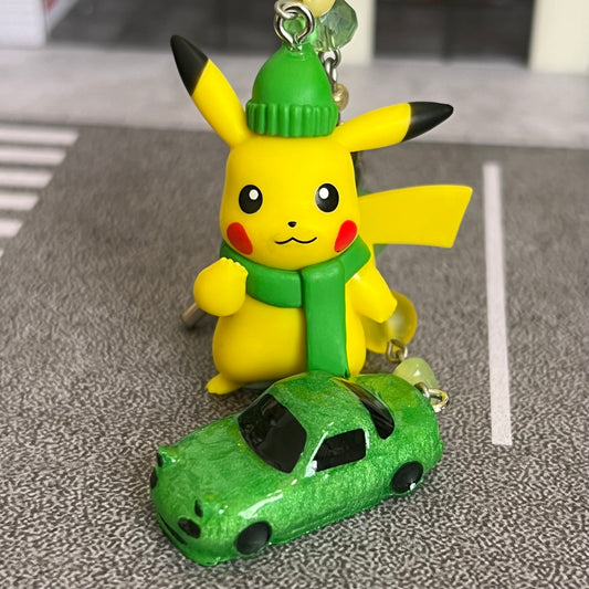 NA Miata x Pika Beaded Keychain