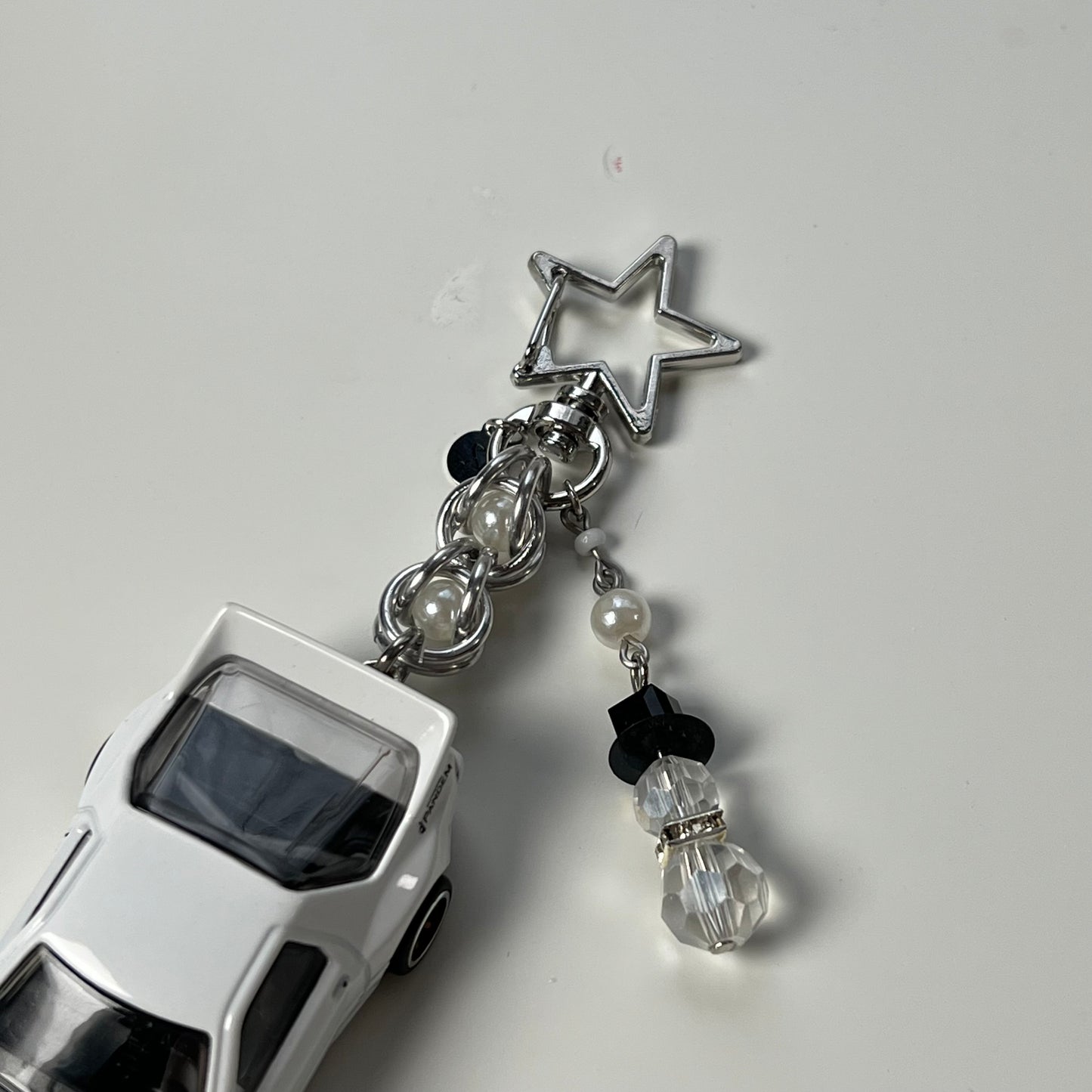 Mazda RX7 FC Pandem Beaded Keychain