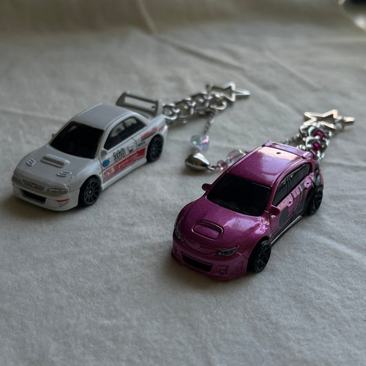 Subaru Matching Pair Beaded Keychain