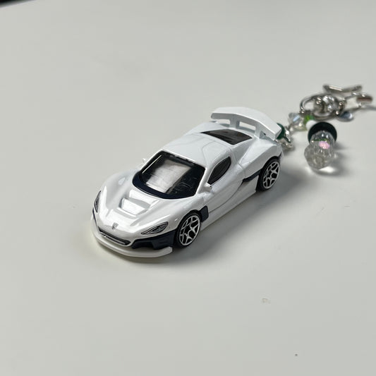 Rimac Nevera Beaded Keychain