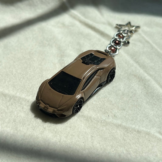 Lamborghini Beaded Keychain