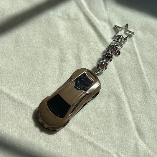 Lamborghini Beaded Keychain