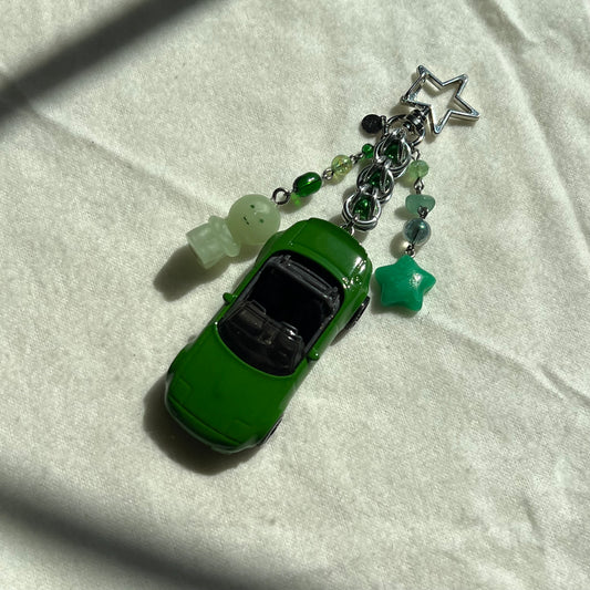 NA Miata x Green Buddy Beaded Keychain