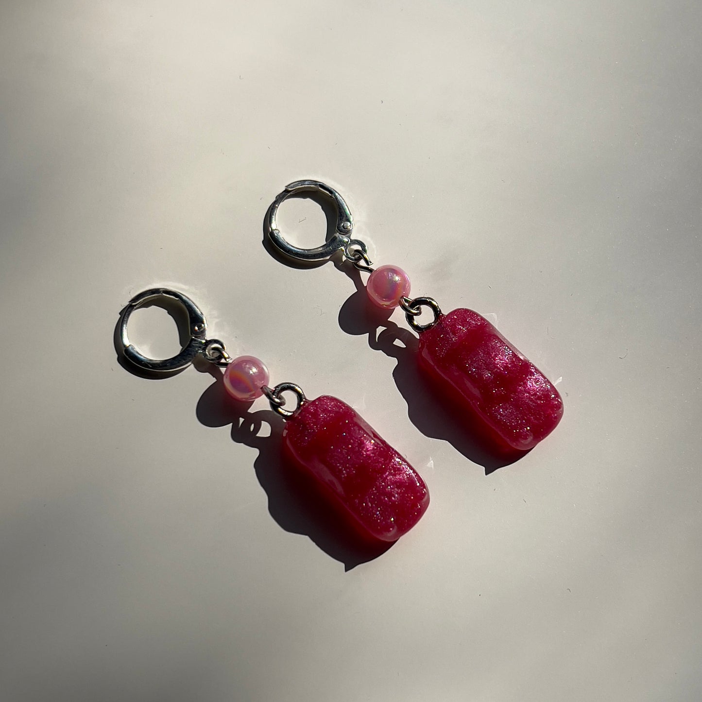 Raspberry NA Miata Earrings