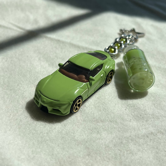 Matcha Supra Beaded Keychain