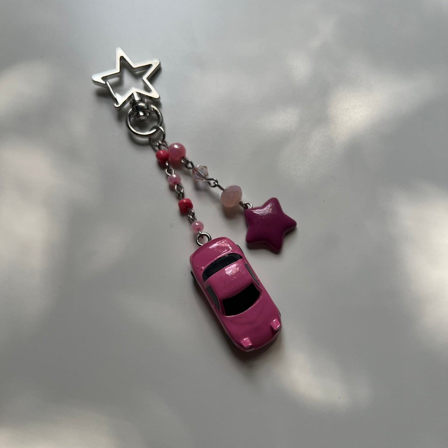 Pink Miata Keychain