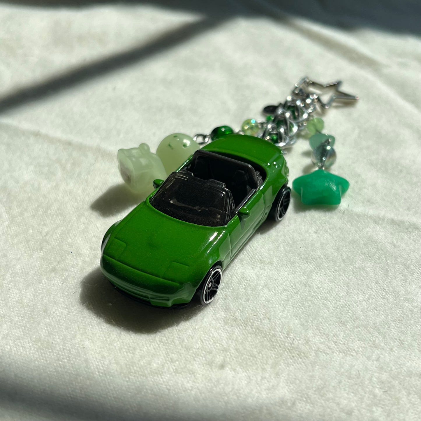 NA Miata x Green Buddy Beaded Keychain