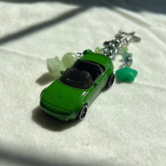 NA Miata x Green Buddy Beaded Keychain