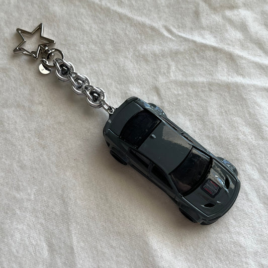 Dodge Charger Beaded Keychain