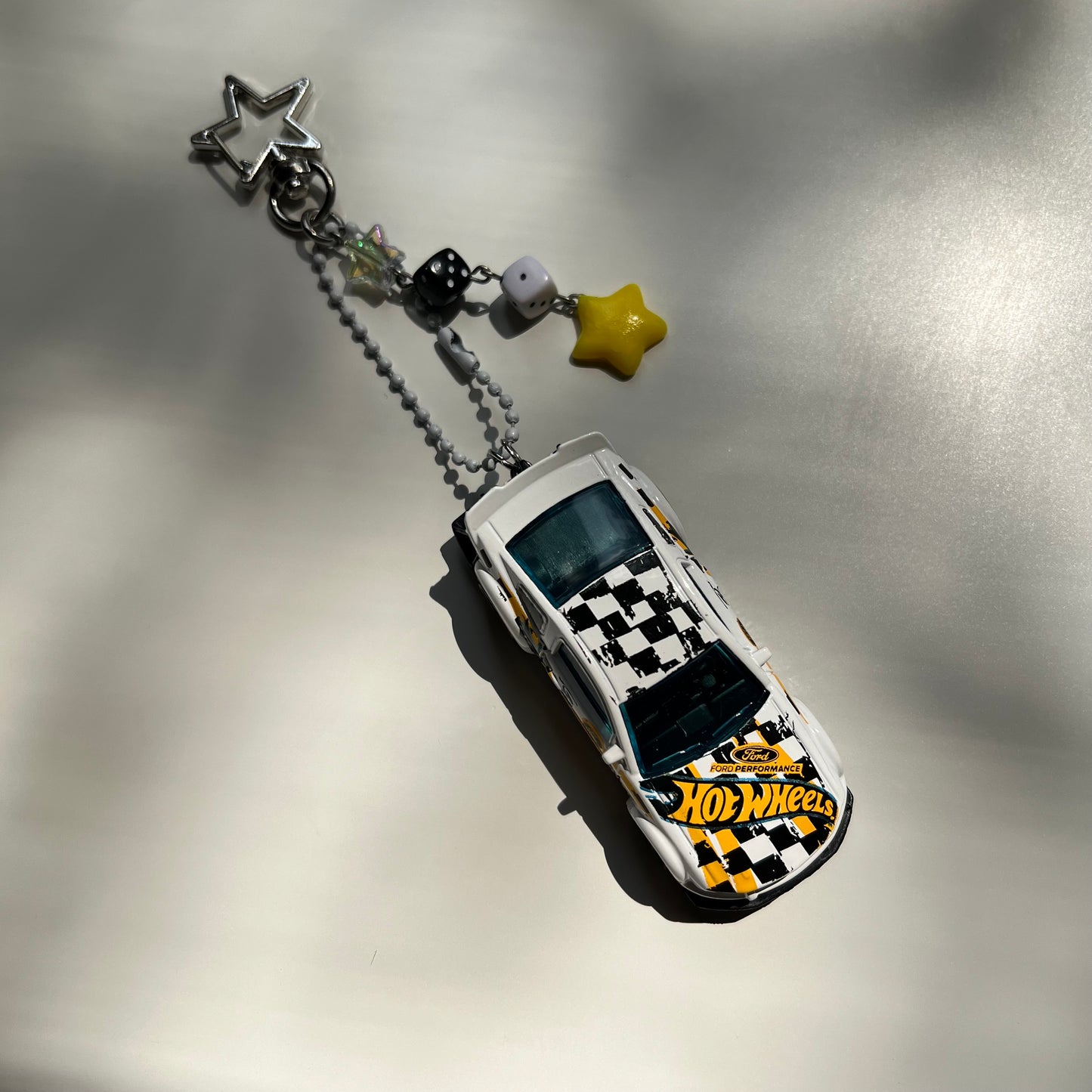 2005 Ford Mustang Beaded Keychain