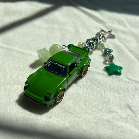 Porsche 934 x Green Buddy Beaded Keychain