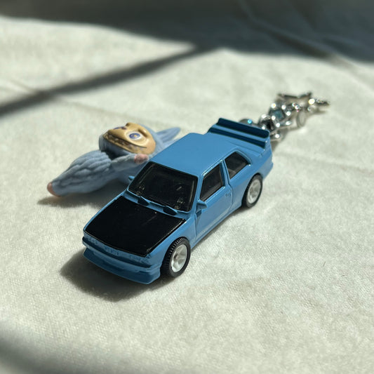 BMW E30 x Monster Beaded Keychain