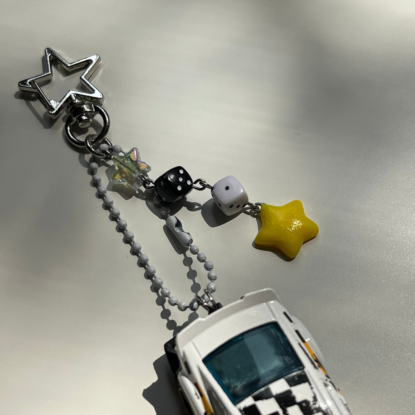 2005 Ford Mustang Beaded Keychain