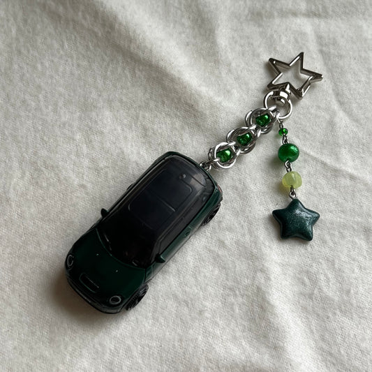 2022 Mini Cooper SE Beaded Keychain