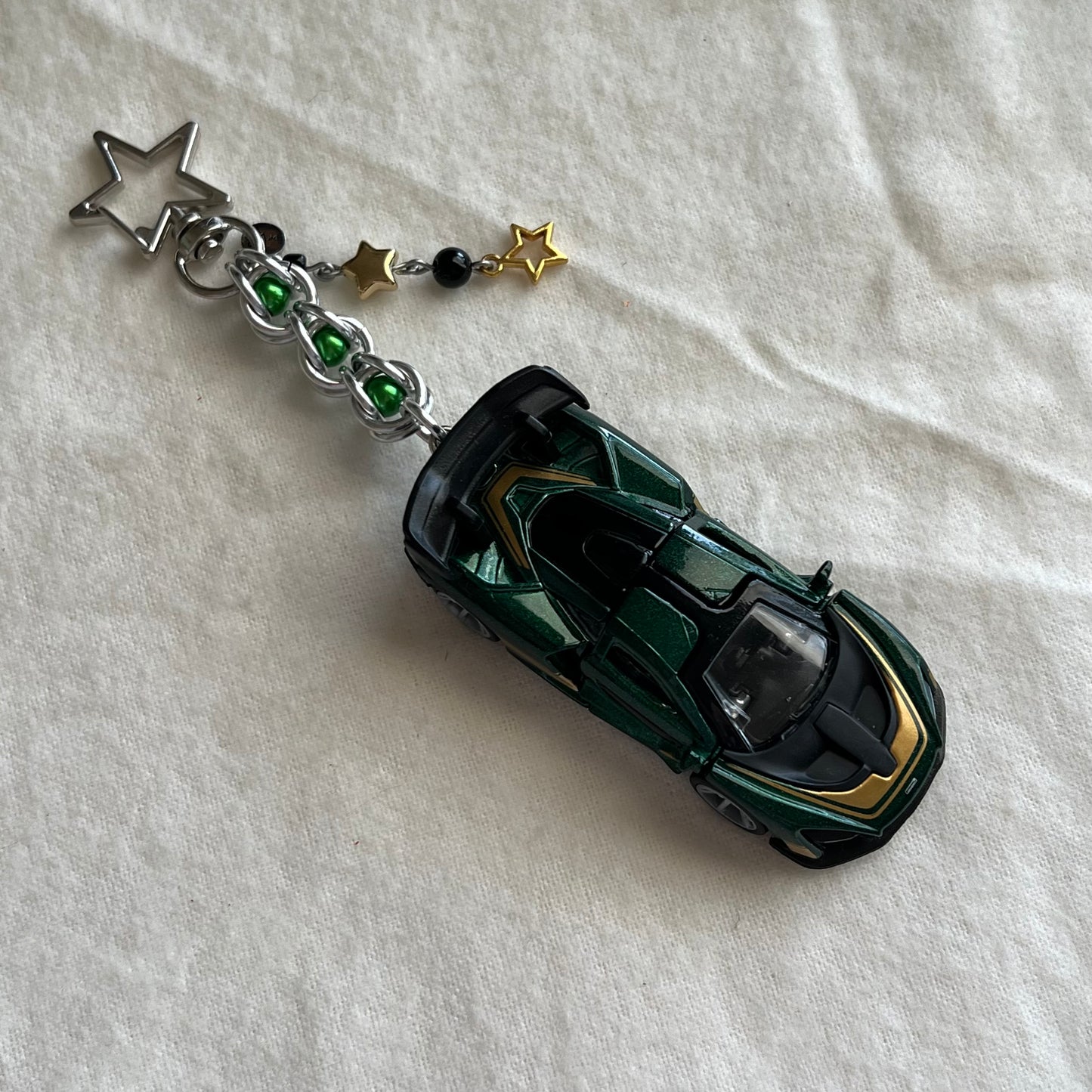 Mclaren Senna Beaded Keychain