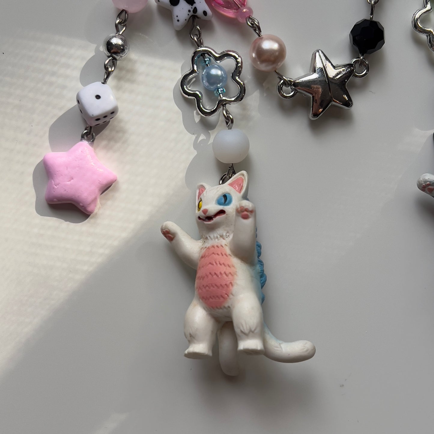 Catzillaz Matching Pair Beaded Keychains