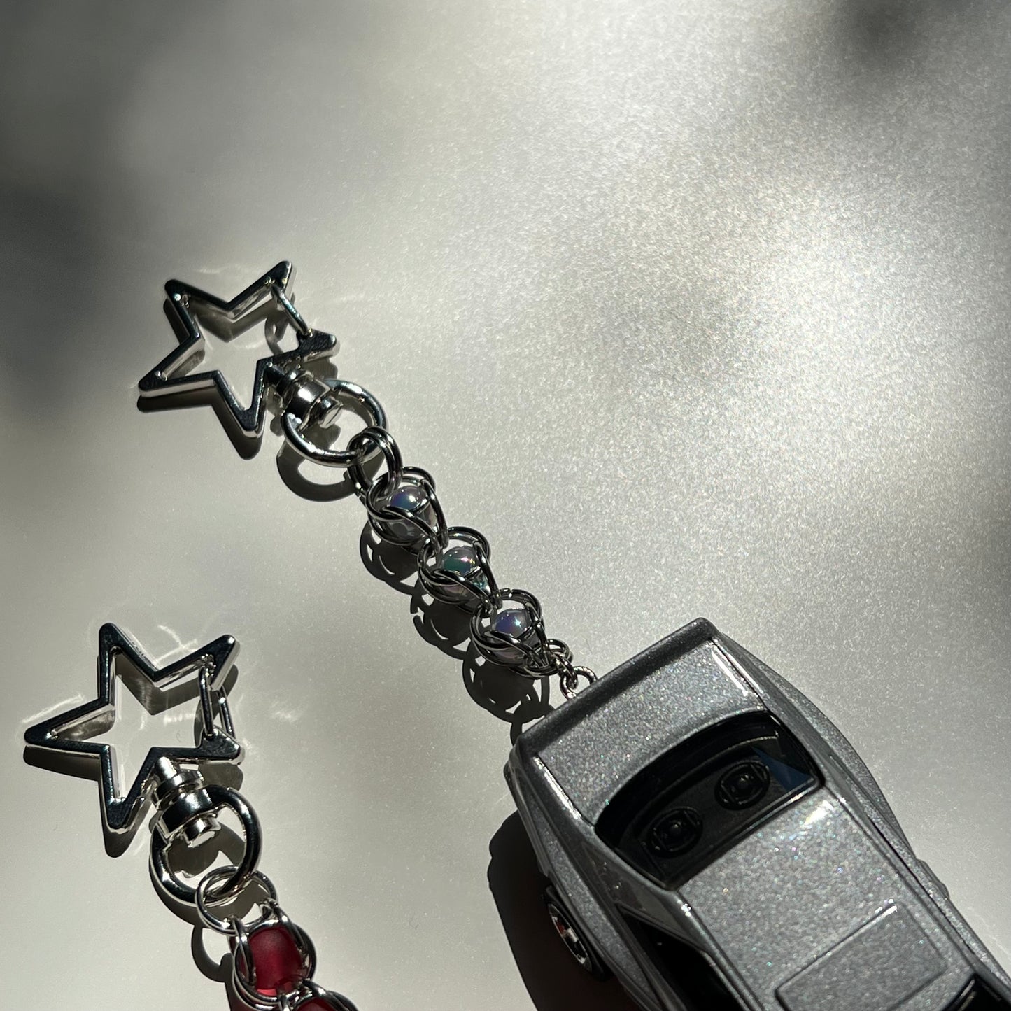 1989 Mercedes-Benz 560 SEC AMG Beaded Keychain