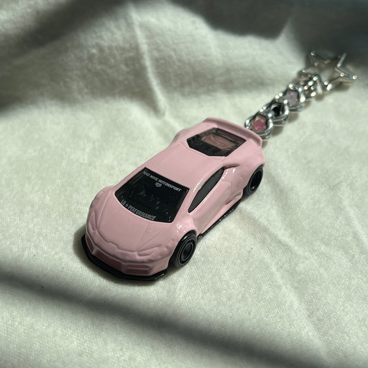 Lamborghini Beaded Keychain