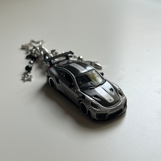 Porsche 911 GT2 RS Beaded Keychain