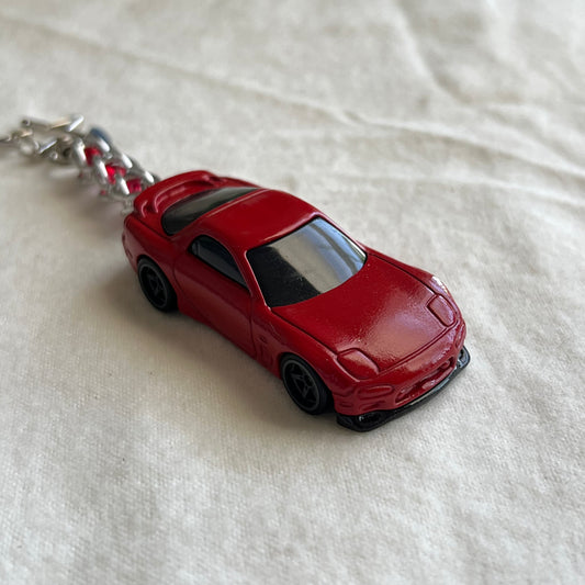 RX-7 Beaded Keychain