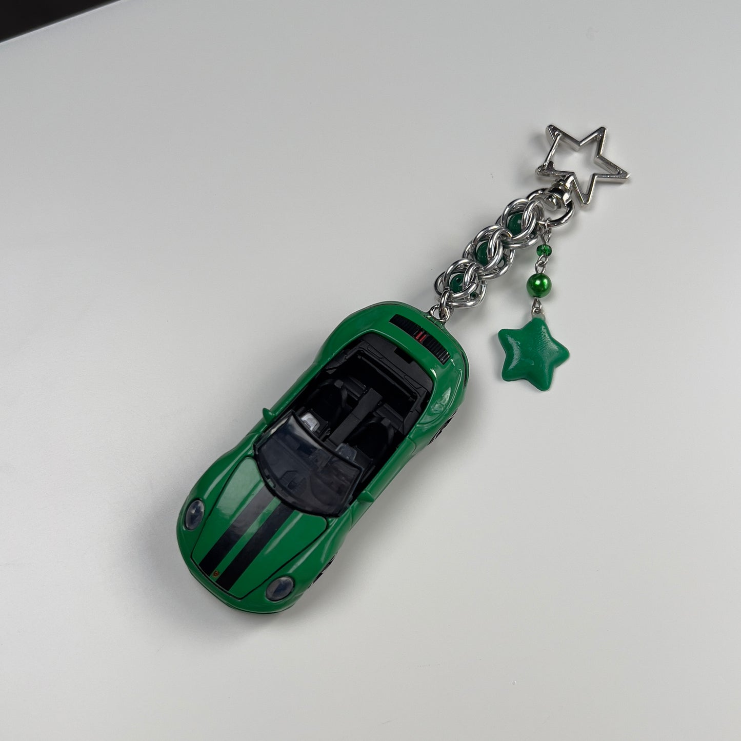 Porsche 911 Carrera S Beaded Keychain