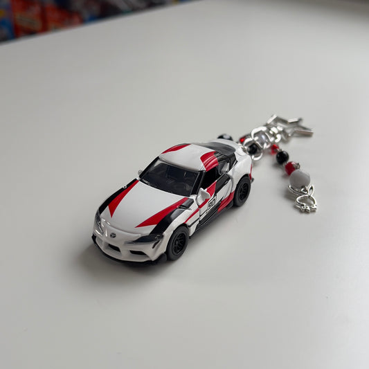 Toyota Supra GR Beaded Keychain