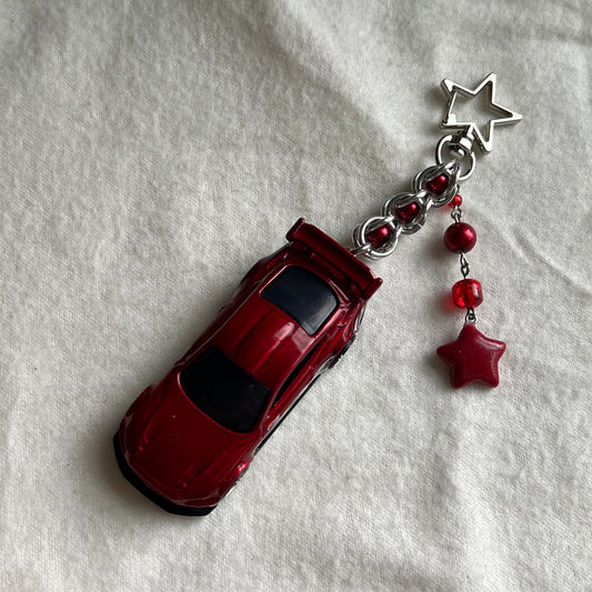 ‘18 Ford Mustang GT Beaded Keychain