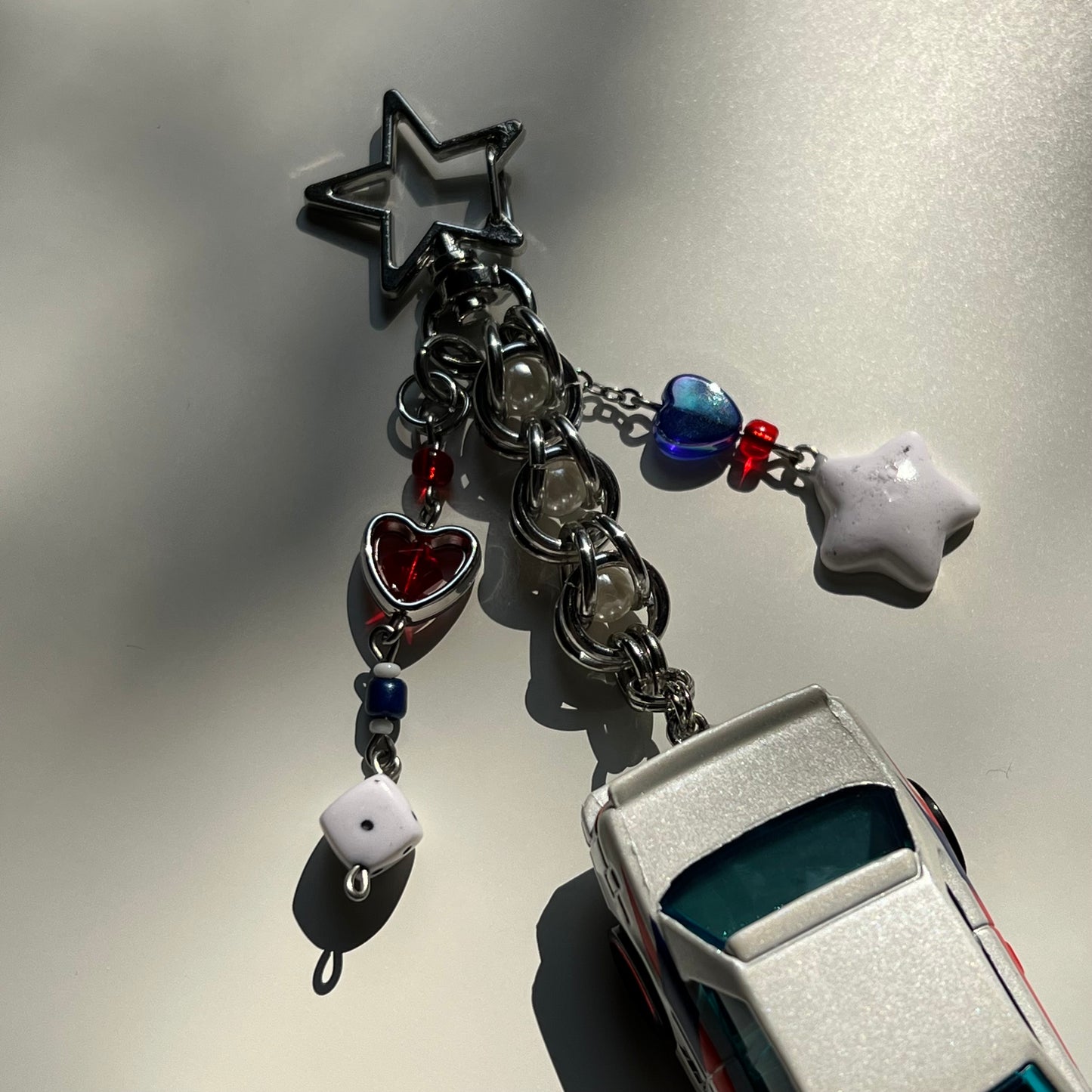 Nissan Silvia (S13) Beaded Keychain