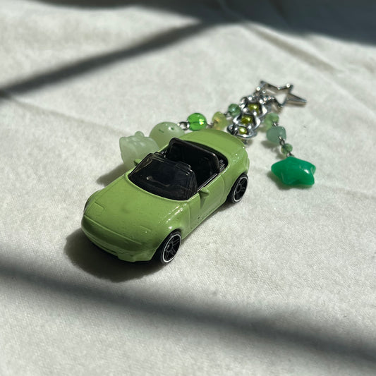 NA Miata x Green Buddy Beaded Keychain