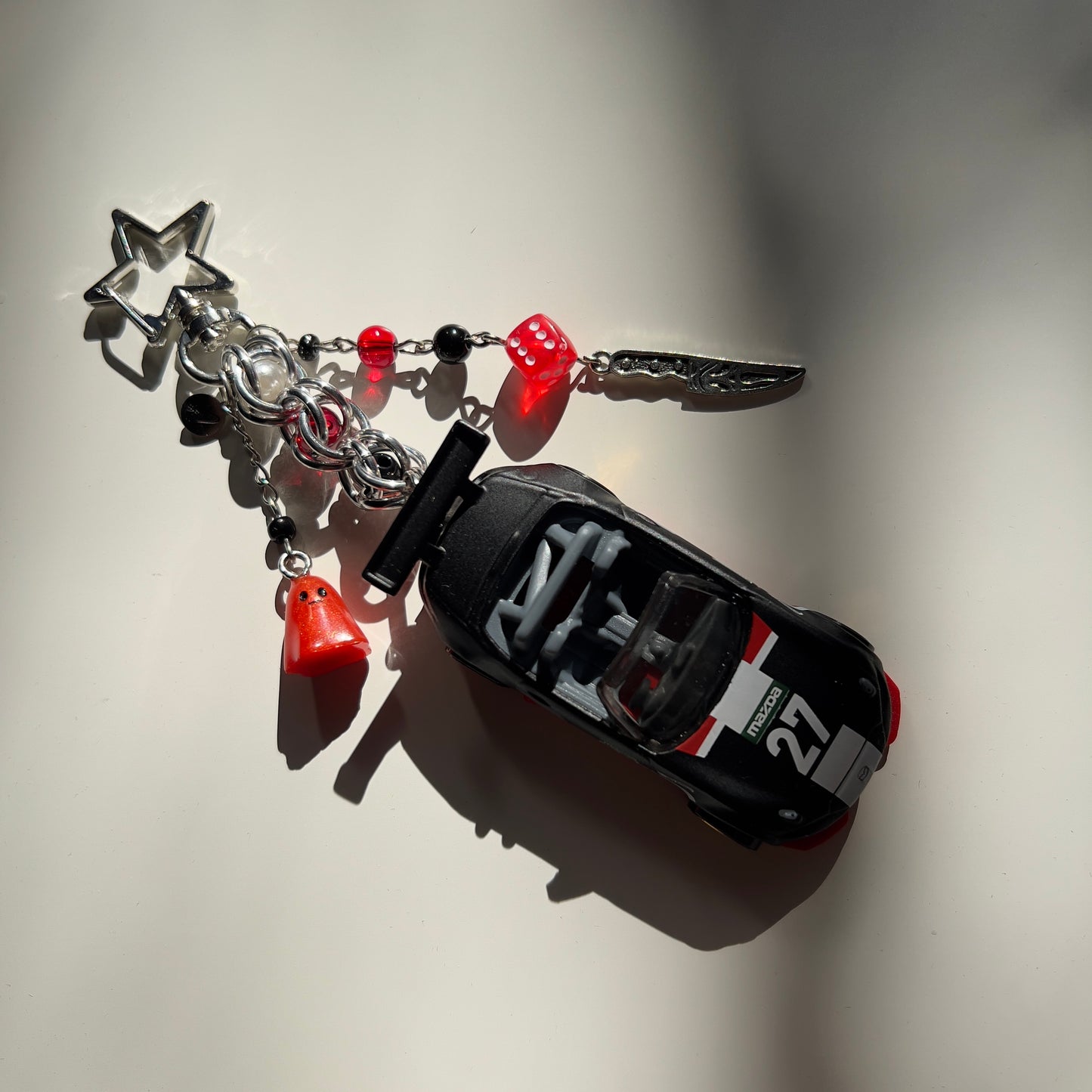 ‘15 Mazda MX-5 Miata Beaded Keychain