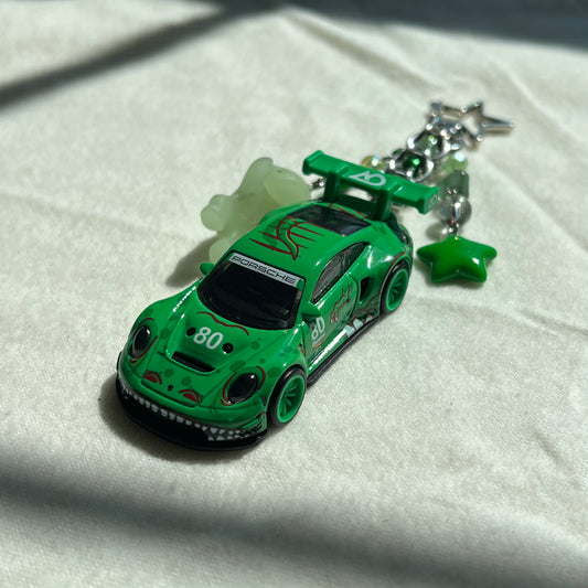 Porsche Rexy x Green Buddy Beaded Keychain