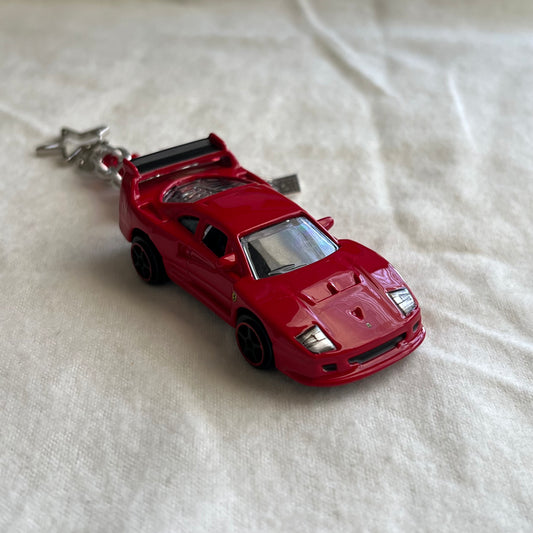 Ferrari F40 Beaded Keychain