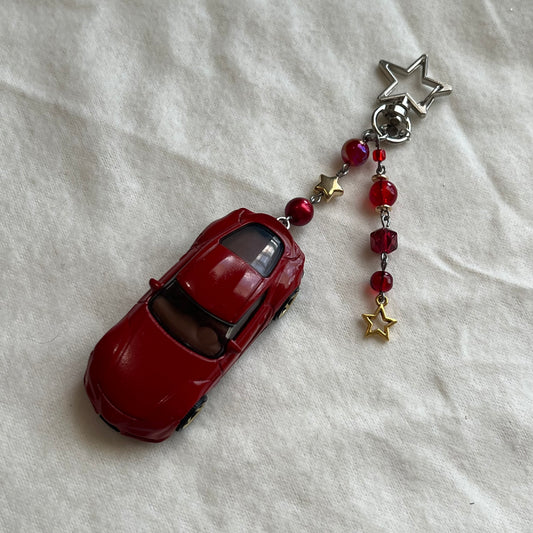 Toyota Supra Beaded Keychain