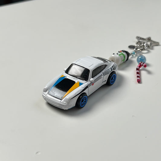 1996 Porsche Carrera Beaded Keychain