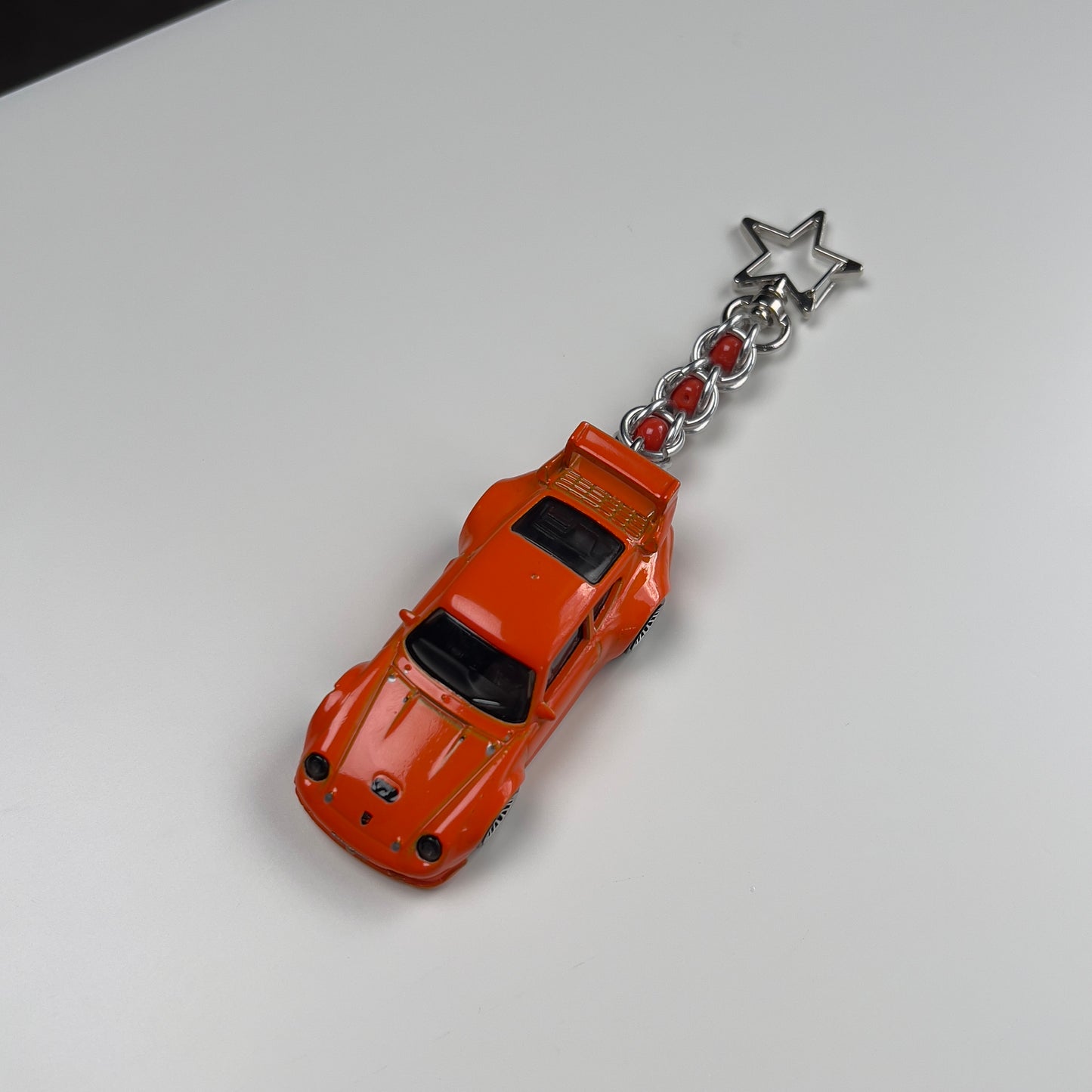 Porsche 993 GT2 Beaded Keychain