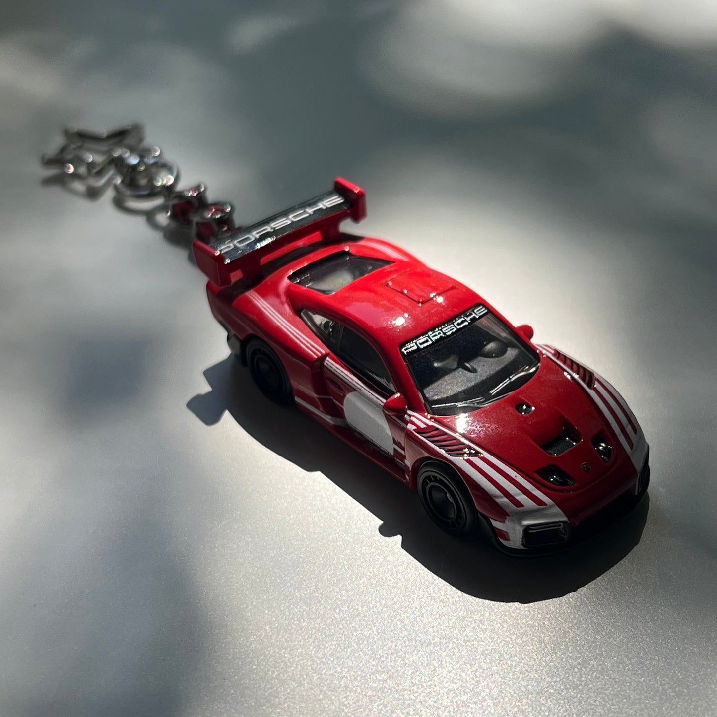 Porsche 935 Beaded Keychain